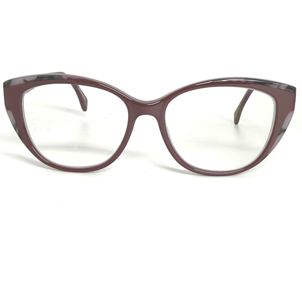Juicy Couture‎ JC810 1L9 135 Womens Cat Eye Eyeglasses Burgundy Marble 21754